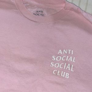 Anti social club tshirt